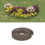 Ensemble de 3 bordures de jardin en polyéthylène noir 32,8 pi 5,9 po Vidaxl-112605797-112605796