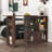 Multifunctional Modern Bar Cabinet With Rotating Top, 6 Storage Spaces And 2 Doors Cabinet