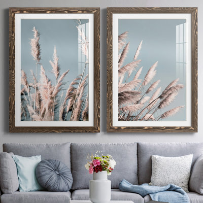 «Pretty Pampas I», ensemble de 2 reproductions de photos sur papier