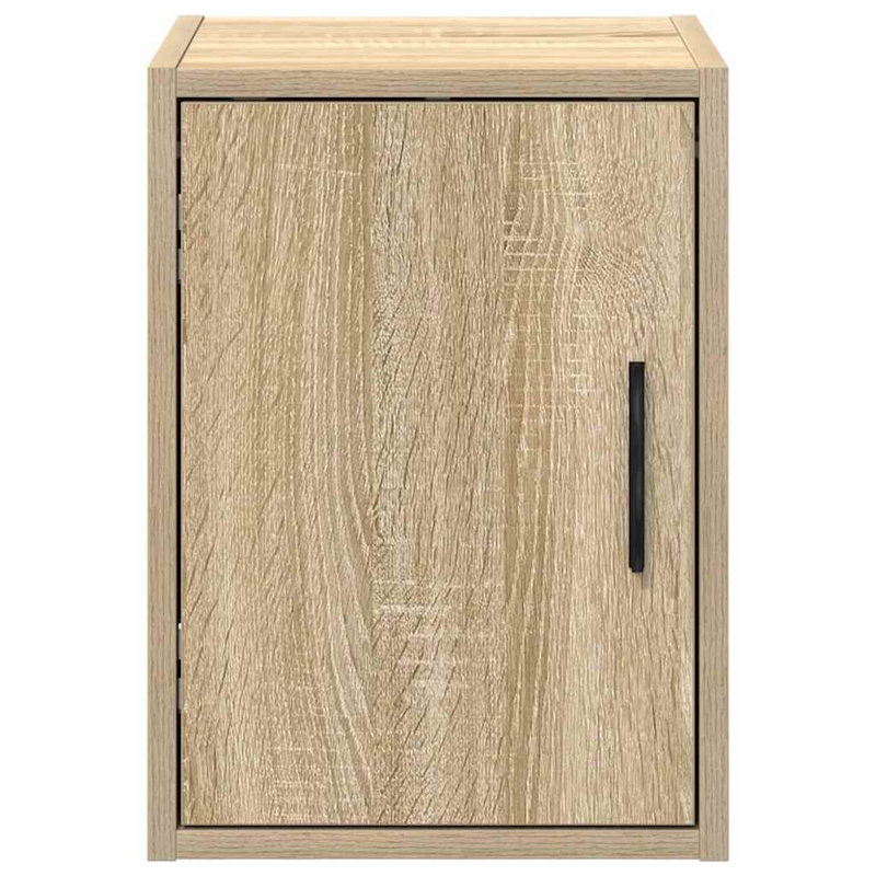 Engineered Wood Single Storage Cabinet ( 41cm H x 40cm W x 30cm D), Sonoma Oak, 41 cm H x 30 cm W x 30 cm D