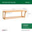 Bamboo Solid Wood Accent Shelf with Towel Bar