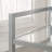 Durable Metal Frame Bar Cart with Wheels-1300321014