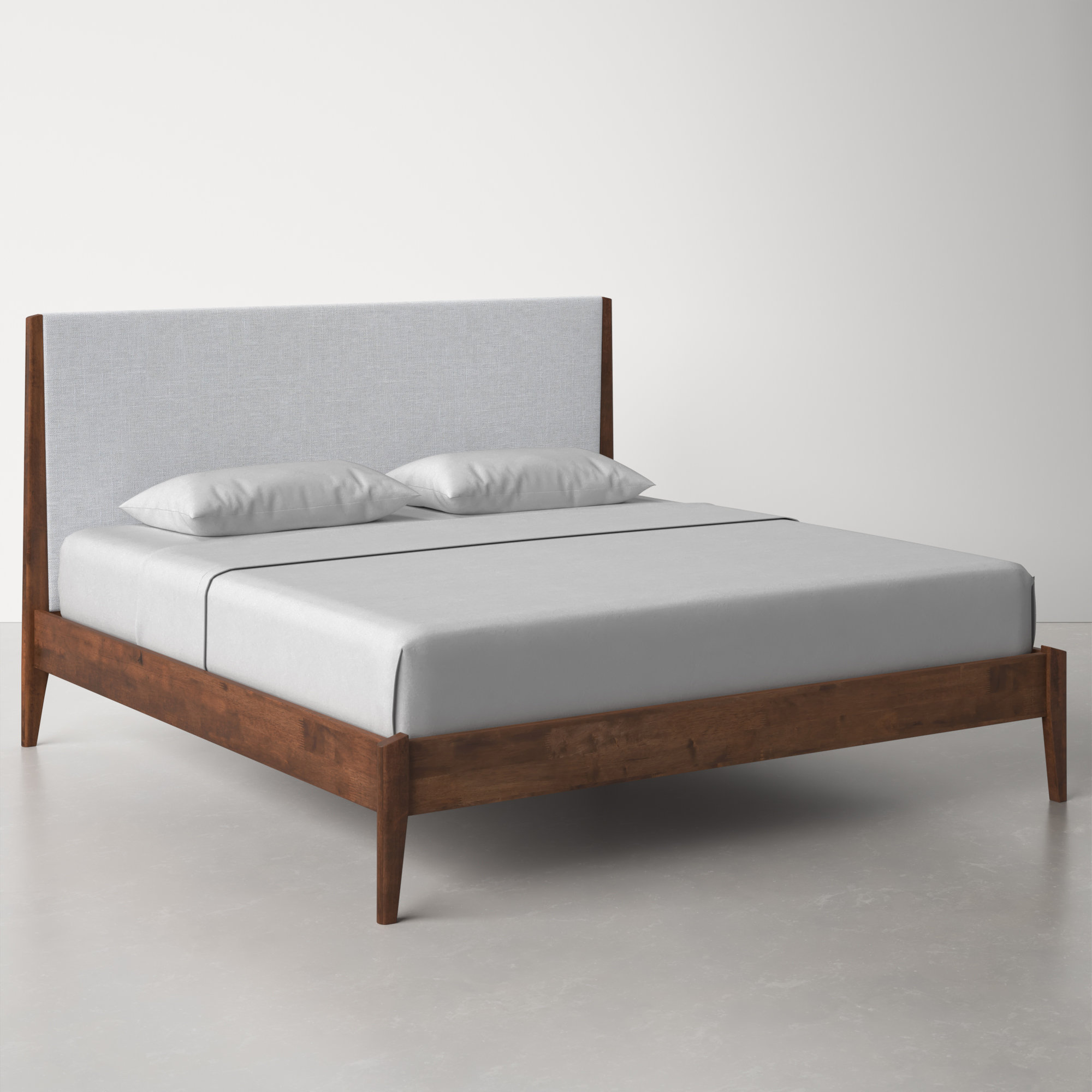 Steelside™ Beckham Upholstered Platform Bed & Reviews