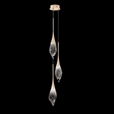 Luminaire suspendu rond l 9,5 po Mayu