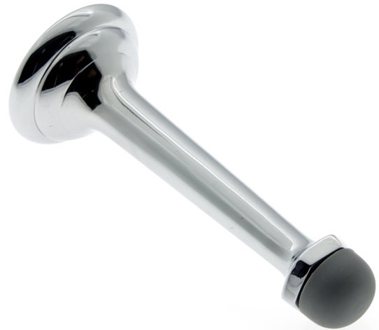 Solid Brass Ring Baseboard Stop, null