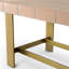 Coffee Table Adrian Antique Brass Finish