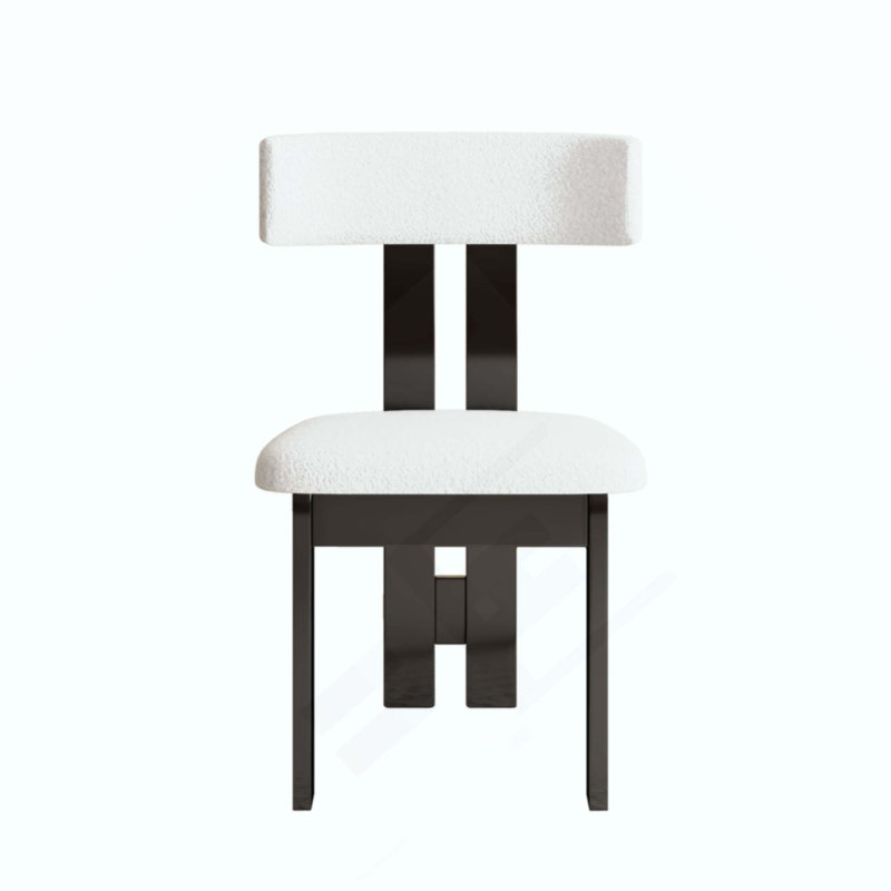 Chaises de salle à manger en velours