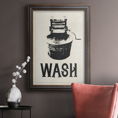 Toile encadrée vintage Vintage Laundry III - prête à être accrochée