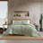Ensemble d'édredon vert Sedona-98357573