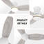 48'' Ceiling Fan with LED Lights-121330191