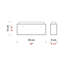 Domino Inox 3-Light Flush Mount