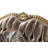 Haben Button Tufted Sofa with 5 Pillows in Light Green, Gold and Black High Gloss