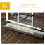 Rabbit Hutch Guinea Pig Cage with Wheels Outdoor/Indoor Brown