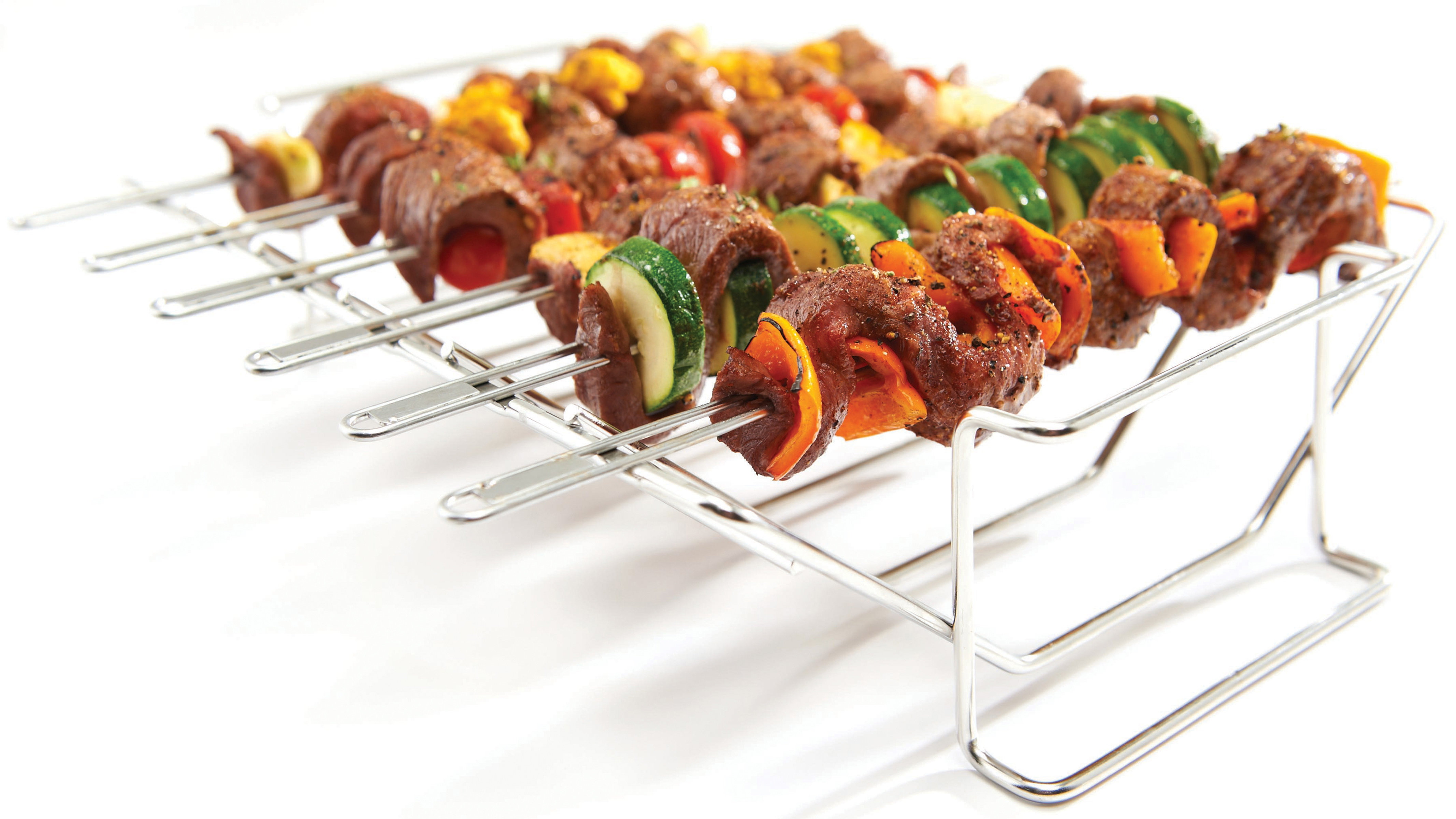 Broil King Stainless Steel Reversible Rib/Skewer Rack