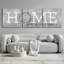 «Home - Where Our Story Begins» par Marla Rae, art mural en verre acrylique, ensemble de 3 pièces-102055916