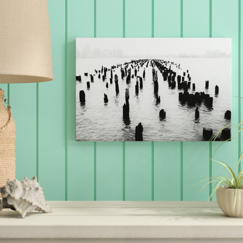 Memory Piers by Aledanda - No Frame Print on Canvas, 30cm H x 46cm W x 3.8cm D