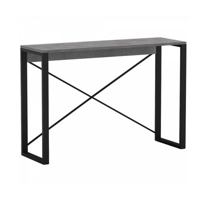 Adrea 43.31'' Solid Wood Top Console Table