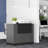Nehimiah Rectangle Synthetic Laminate Reception Desk