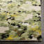 Tapis floral en laine / coton noué à la main Subhan beige / vert / noir-2102241348