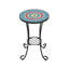 Table d'appoint de patio avec tablette