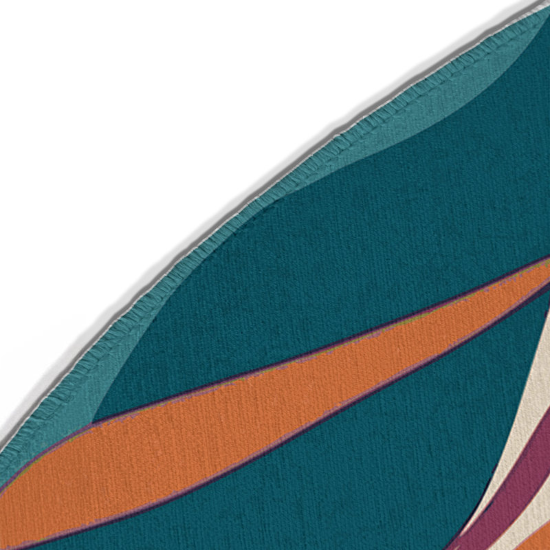 Tapis intérieur et extérieur Prism Arc, Rond 5 pi
