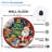 12'' Modern Glass Wall Clock