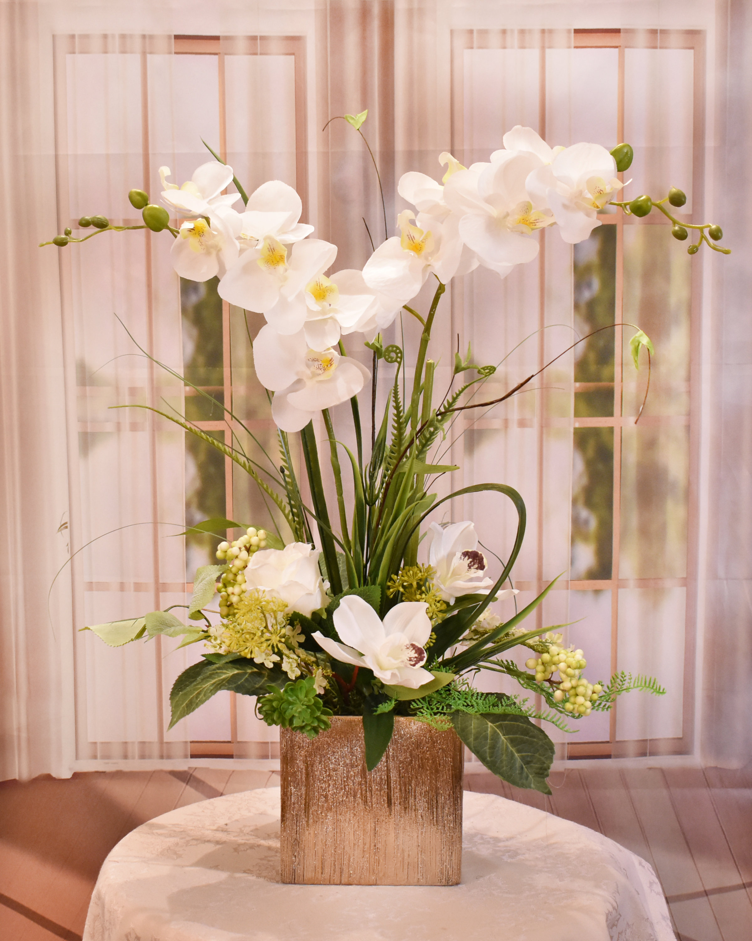 Primrue Faux Silk Arrangement in Vase & Reviews | Wayfair