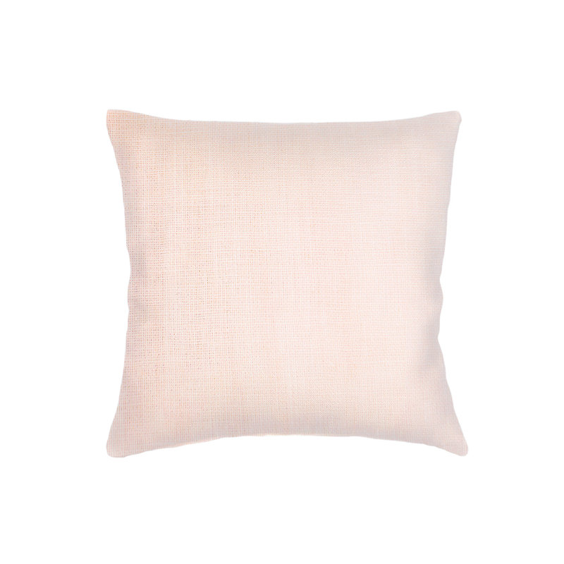 Linen Pillow Cover, Light Pink