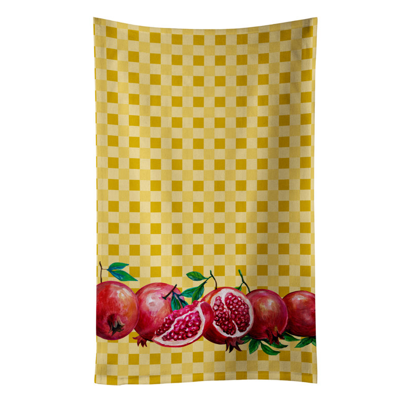 Chiffons pomegranates on basketweave