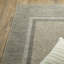 Tapis intérieur / extérieur en polypropylène tissé à la machine en brun clair / gris-1113203992