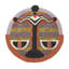 Hand Tufted Abstract Area Rug in Orange/Black/Gold/Purple-57906924