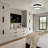 11.4" Modern LED Milk Glass Flush Mount-887198534