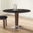 Black Round Sintered Stone Dining table-413366956
