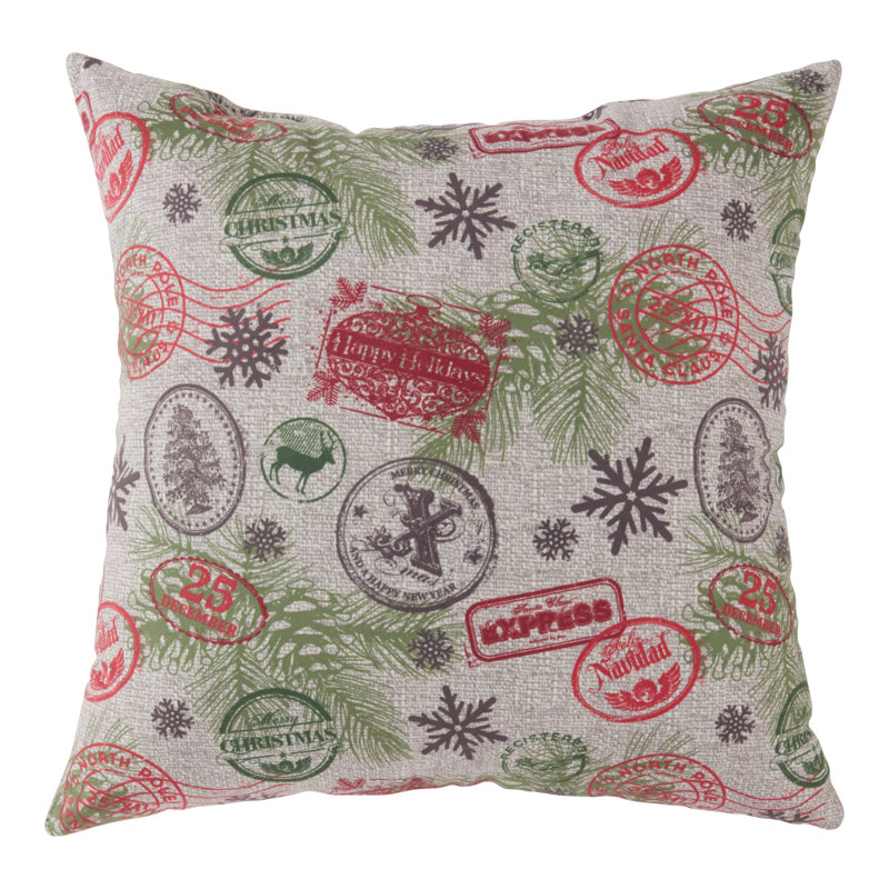 Coussin en polyester Holiday Workshop