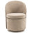 Swivel Barrel Chair Boucle Upholstered Accent Chair With High Back-451776876