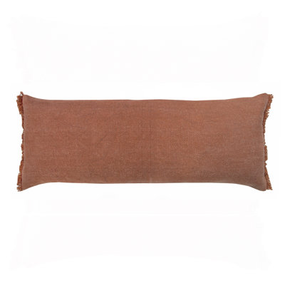 Contemporary Handmade Solid Colour 100% Cotton Lumbar Pillow Cover