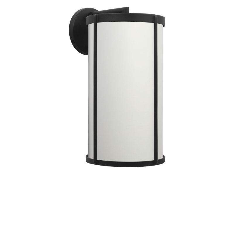 Luning Lantern, 18.5" H x 9.88" W x 11.88" D, Textured Black