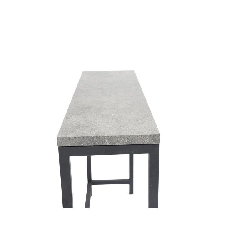 Tommy 110cm Console Table, Grey, Black