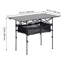 Table de camping pliante et portable, table de pique-nique d'extérieur en aluminium