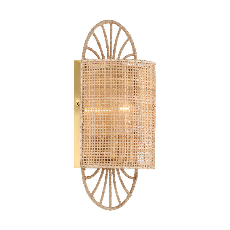 Waverly 1-Light Sconce in Warm Brass
