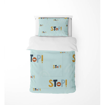 Stop Colorized Decorative Lightweight Comforter Set