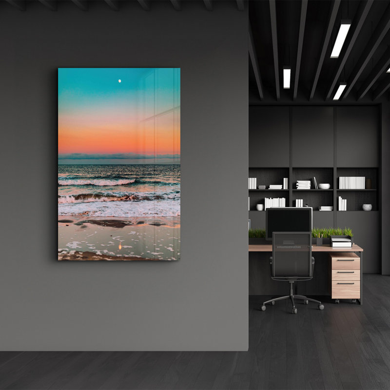 Elegant Tempered Glass Painting, 27.6 x 43.3 Inches | 100% Tempered Glass, Thickness: 0.16 Inches | UV Printed Artwork, Perfect for Home Decor & Modern Interiors, Stunning Visuals for Any Room