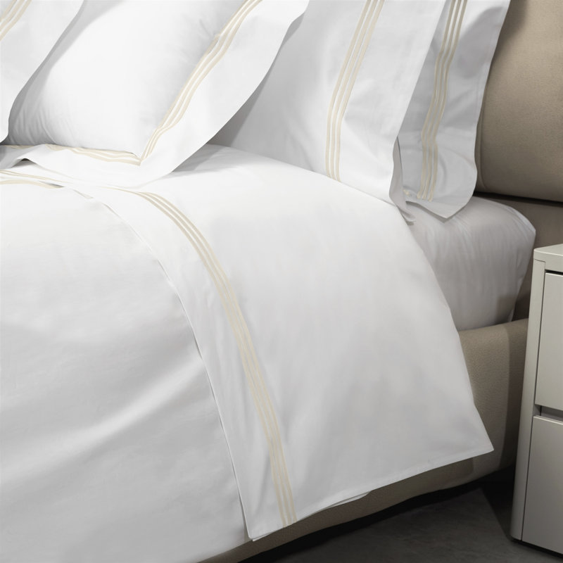 Platinum Flat Sheet, Ivory, King Flat Sheet
