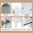 24'' Single Bathroom Vanity with Ceramic Top-756287346