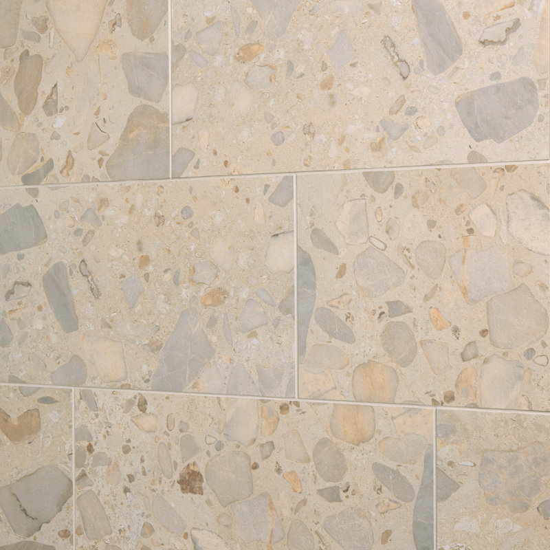 Daltile Sand and Stone 12 x 24 Floor Tile (6 PC Per Carton) (11.57 SQFT Per Carton), Basin