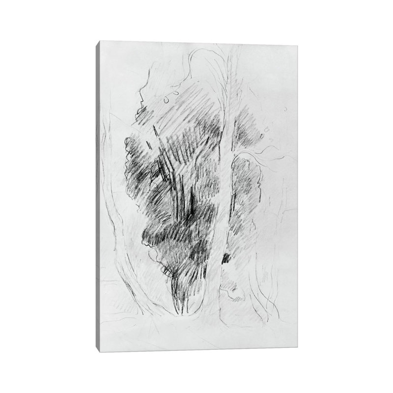 Study Of Trees, 1893 by Berthe Morisot - Wrapped Canvas Print, 66.04cm H x 45.72cm W x 1.91cm D