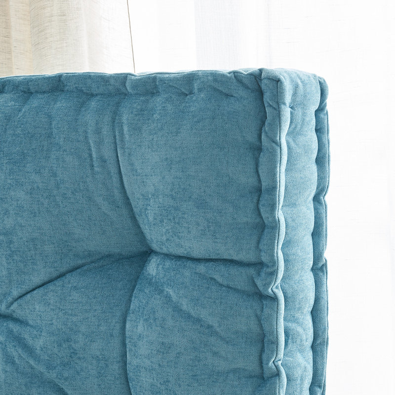 Rainha® - Classic Tufted College Headboard, Bright Ocean