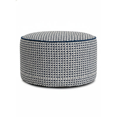 Furley Navy Short Pouf