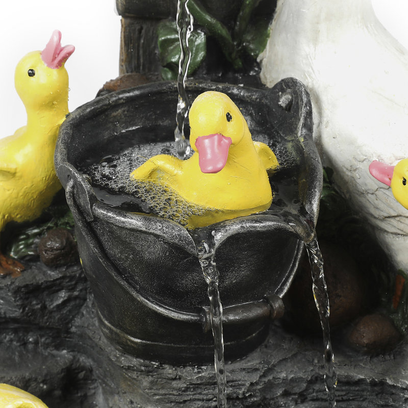 Dax Hand Crafted Weather Resistant Floor Fountain