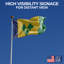 Drapeau extérieur de Saint-Kitts-et-Nevis (90 x 150 cm) - Polyester résistant et inaltérable, double couture, œillets en laiton - Drapeau des Caraïbes imprimé en haute définition-826794481-826794493